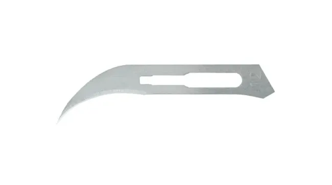 Integra Lifesciences - Miltex - 4-112 - Surgical Blade Miltex Carbon Steel No. 12 Sterile Disposable Individually Wrapped