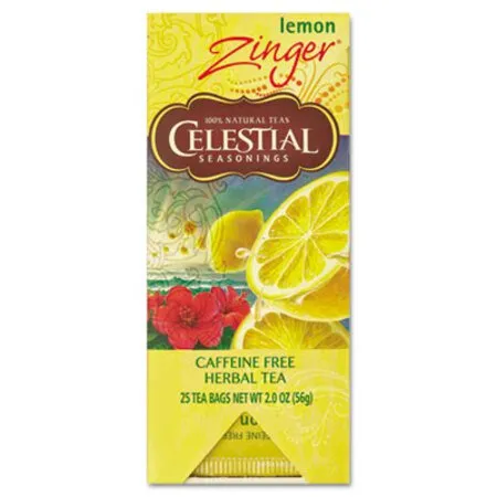 Celestial Seasonings - CST-031010 - Tea, Herbal Lemon Zinger, 25/box