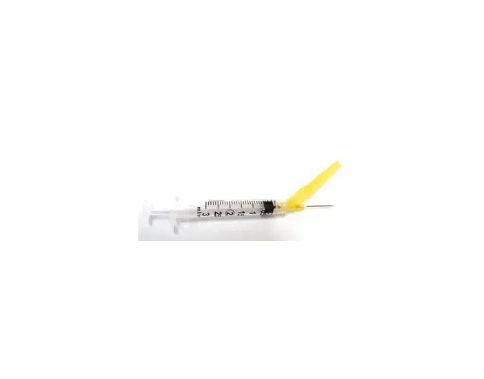 Exel - 27108 - Safety Syringe -3 mL- w- Safety Needle -20G x 1"- 50-bx 8 bx-cs