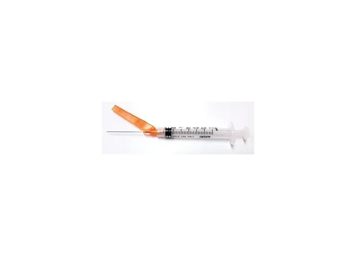 Exel - 27112 - Safety Syringe -3 mL- w- Safety Needle -25G x 11-2"- 50-bx 8 bx-cs