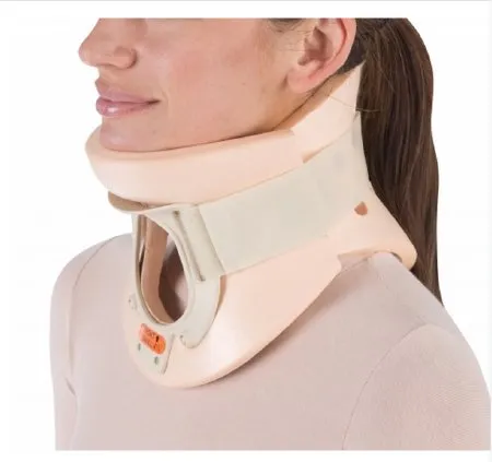 DJO - ProCare California - 79-83122 - Rigid Cervical Collar Procare California Preformed Pediatric / Adult X-small Two-piece / Trachea Opening 2-1/4 Inch Height 7 To 10 Inch Neck Circumference