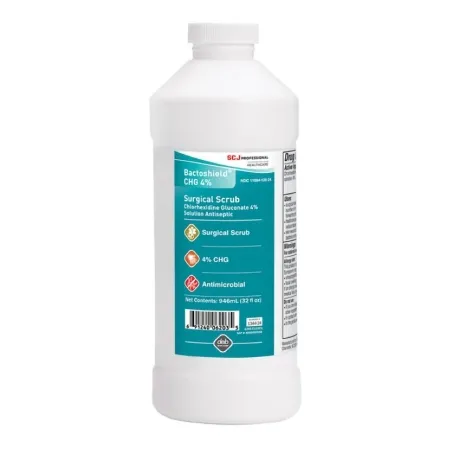 Sc johnson professional - bactoshield - 134424 - surgical scrub solution 32 oz. bottle 4% strength chg ( gluconate) nonsterile
