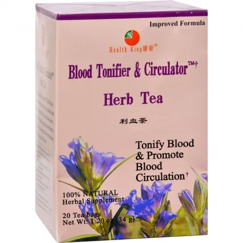 Health King Medicinal Teas - 417279 - Blood Tonifier and Circulator Herb Tea - 20 Tea Bags