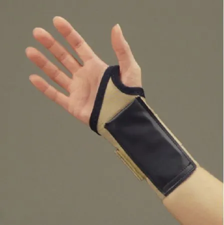 DeRoyal - ProFlex - 9400LR - Wrist Flexion Splint Proflex Elastic Right Hand Beige / Black Large