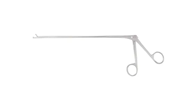 McKesson - 43-1-1482 - Biopsy Forceps Mckesson Argent Kevorkian 9-3/4 Inch Length Surgical Grade Stainless Steel Nonsterile Pistol Grip Handle With Spring Straight 3 X 9.7 Mm Bite