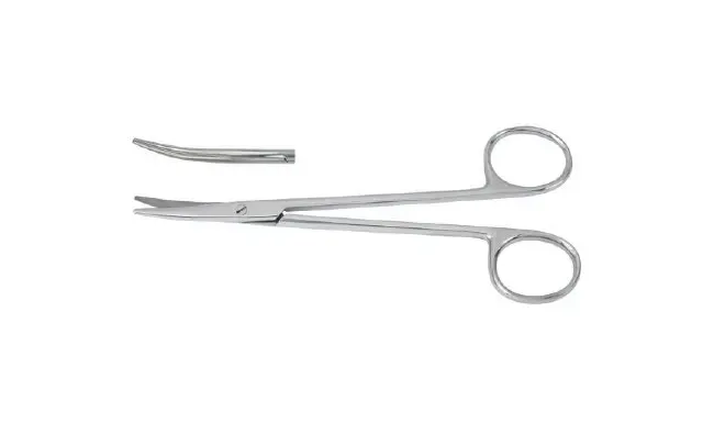 McKesson - 43-2-330 - Dissecting Scissors McKesson Mayo 5-1/2 Inch Length Office Grade Stainless Steel Finger Ring Handle Curved