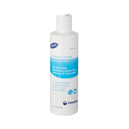 Coloplast - Gentle Rain - 7235 -  Shampoo and Body Wash  8 oz. Flip Top Bottle Scented