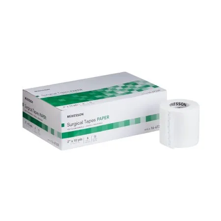 McKesson - 16-47320 - Medical Tape White 2 Inch X 10 Yard Paper NonSterile