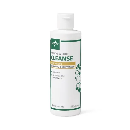 Medline - MSC095060 - Shampoo and Body Wash 8 oz. Flip Top Bottle Kiwi Mango Scent