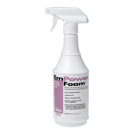 Metrex Research - EmPower Foam - 10-4224 -  Dual Enzymatic Instrument Detergent  Foam RTU 24 oz. Spray Bottle Unscented