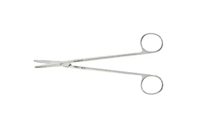 Teleflex Medical - Weck - 460871 - Dissecting Scissors Weck Metzenbaum 7 Inch Length Stainless Steel Finger Ring Handle Curved Blunt Tip / Blunt Tip