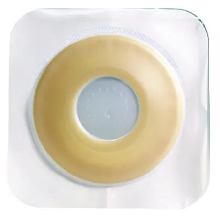 Convatec - Sur-Fit Natura - 413184 - Sur Fit Natura Ostomy Barrier Sur Fit Natura Precut  Extended Wear Durahesive White Tape 45 mm Flange Sur Fit Natura System Hydrocolloid 1 3/8 Inch Opening 4 1/2 X 4 1/2 Inch