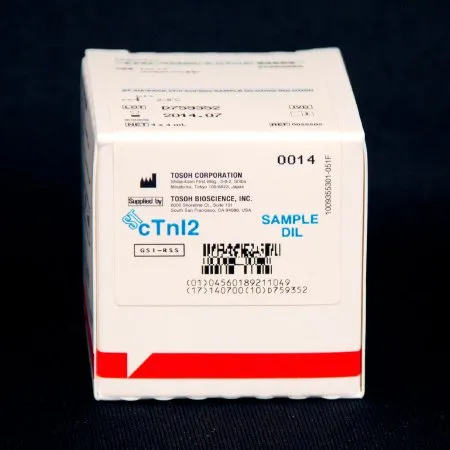 Tosoh Bioscience - ST AIA-Pack - 25505 - Reagent Diluent ST AIA-Pack Sample Diluent Troponin I / Cardiac Troponin I 2 For Tosoh Automated Immunoassay Analyzers 4 X 4 mL