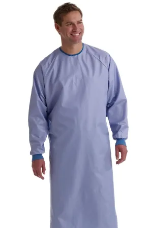 Medline - Blockade / AngelStat - MDT012091XXL - Surgical Gown With Towel Blockade / Angelstat 2x-large Ceil Blue Sterile Reusable