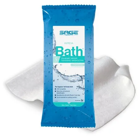 Sage - Comfort Bath - From: 7942 To: 7987 - Products Impreva Bath Rinse Free Bath Wipe Impreva Bath Soft Pack Aloe Unscented 5 Count