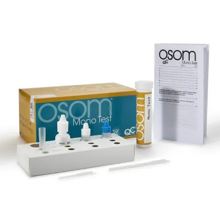 Sekisui Diagnostics - OSOM Mono Test - 145 - Other Infectious Disease Test Kit OSOM Mono Test Infectious Disease Immunoassay Infectious Mononucleosis Whole Blood / Serum / Plasma Sample 25 Tests CLIA Waived for Whole Blood / CLIA Moderate Complexity for S