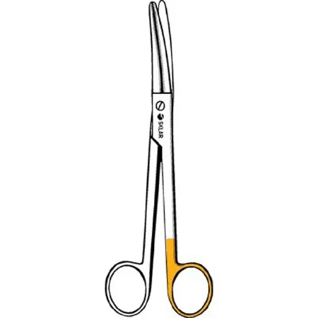 Sklar - 15-3579 - Facelift Scissors Sklarcut Kaye 6 Inch Length Or Grade Stainless Steel Nonsterile Finger Ring Handle Curved Blunt Tip / Blunt Tip