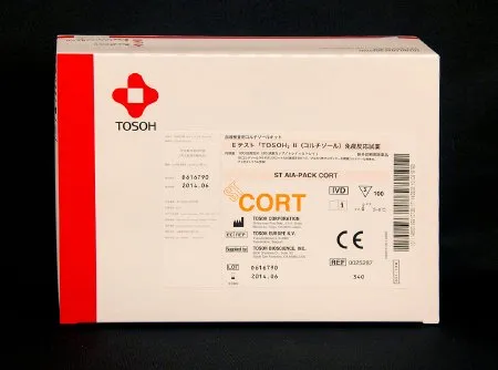 Tosoh Bioscience - ST AIA-Pack - 025287 - Reagent ST AIA-Pack Metabolic Assay Cortisol For AIA Automated Immunoassay Systems 100 Tests 20 Cups X 5 Trays