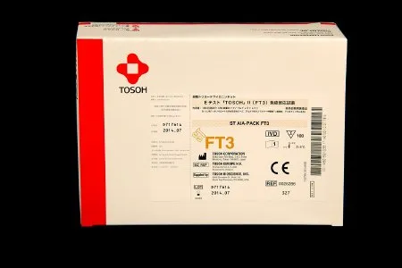 Tosoh Bioscience - ST AIA-Pack - 025286 - Reagent ST AIA-Pack Thyroid / Metabolic Assay Free Triiodothyronine (T3) For AIA Automated Immunoassay Systems 100 Tests 20 Cups X 5 Trays