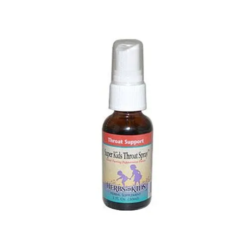 Herbs For Kids - 484485 - Super Kid's Throat Spray Peppermint - 1 fl oz