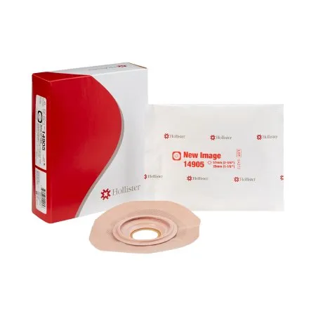 Hollister - Flextend - 14905 -  Ostomy Barrier FlexTend Precut  Extended Wear Adhesive Tape 57 mm Flange Red Code System Hydrocolloid 1 1/8 Inch Opening