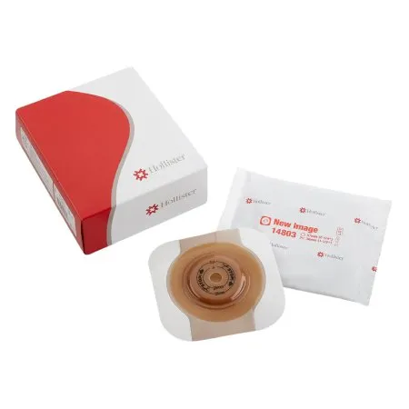 Hollister - Flextend - 14803 - Ostomy Barrier FlexTend Trim to Fit  Extended Wear Adhesive Tape 57 mm Flange Red Code System Hydrocolloid Up to 1-1/2 Inch Opening