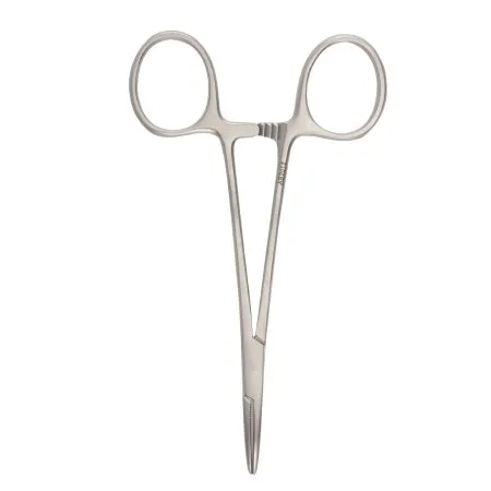 McKesson - McKesson Argent - 43-1-431 - Hemostatic Forceps McKesson Argent Halsted-Mosquito 5 Inch Length Surgical Grade Stainless Steel NonSterile Ratchet Lock Finger Ring Handle Curved