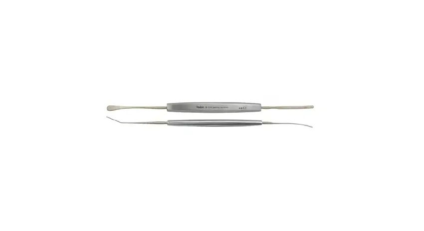 Integra Lifesciences - Miltex - 18-564 - Ophthalmic Spatula Miltex Double-ended Castroviejo 5-1/2 Inch Steriling Silver