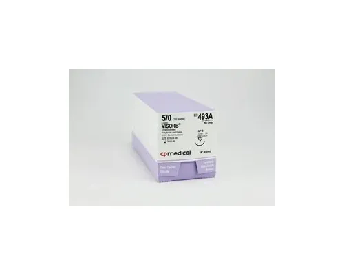 CP Medical - From: 490A To: 497A - Suture, 5/0, PGA, Undyed, 18", PS 2, 12/bx