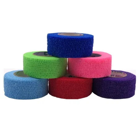Andover Coated Products - Co-Flex·Med - 7200CP - Cohesive Bandage Co-Flex·Med 2 Inch X 5 Yard 16 lbs. Tensile Strength Self-adherent Closure Neon Pink / Blue / Purple / Light Blue / Neon Green / Red NonSterile