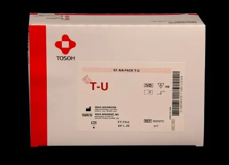 Tosoh Bioscience - ST AIA-Pack TU - 025270 - Reagent ST AIA-Pack TU Thyroid / Metabolic Assay T-Uptake For AIA Automated Immunoassay Systems 100 Tests 20 Cups X 5 Trays