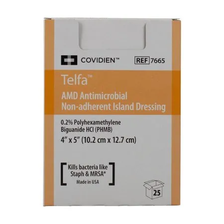 Medtronic / Covidien - 7665 - Non-Adherent Island Dressing, Sterile 1s in Peel Back Package