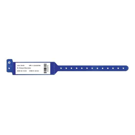 Precision Dynamics - Sentry Bar Code LabelBand - 5080-13-PDM - Identification Wristband Sentry Bar Code LabelBand Barcoded Band Permanent Snap Without Legend