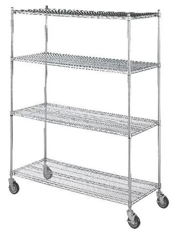 RB WIRE - From: LC183672 To: LC246072 - Linen Cart, 4 Wire Shelves
