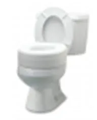Graham-Field - 6909A - Raised Toilet Seat 4-1/2 Inch Height White 250 lbs. Weight Capacity