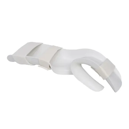 Patterson medical - Rolyan - A31221 - Functional-Position Hand Splint with Strapping Rolyan Preformed / Perforated Thermoplastic Left Hand White Medium