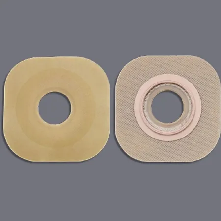 Hollister - New Image FlexTend - 16105 - Ostomy Barrier New Image Flextend Precut  Extended Wear Without Tape 44 mm Flange Green Code System Hydrocolloid 1-1/8 Inch Opening