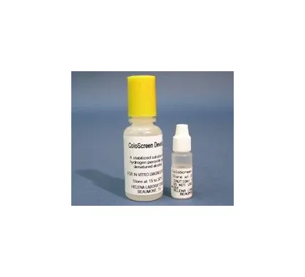 Helena Laboratories - ColoScreen Developer-15 - 5077 - Hematology Reagent ColoScreen Developer-15 Developer Fecal Occult Blood Test Proprietary Mix 15 mL