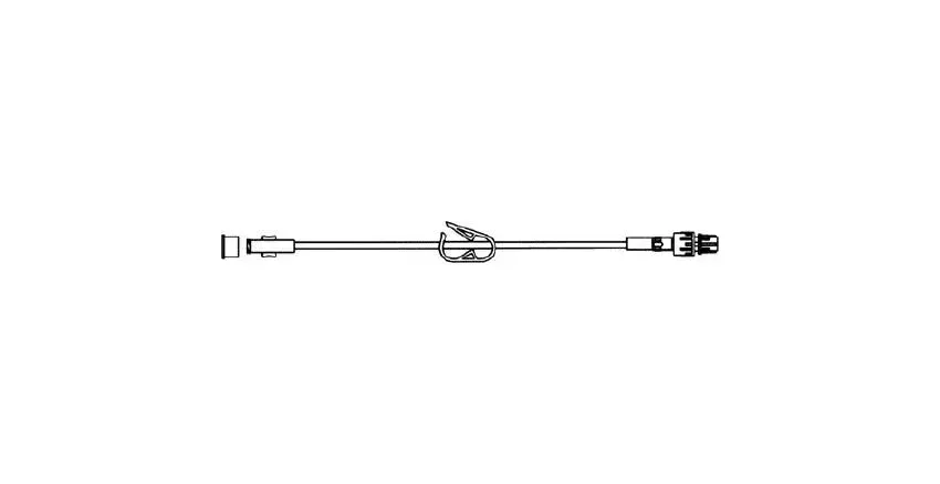 Icu Medical - B1093 - IV Extension Set Standard Bore 7 Inch Tubing