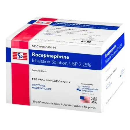 Nephron Pharmaceutical - Nephron - 00487590199 - Bronchodilator Nephron 2.25% Inhalation Solution 0.5 mL