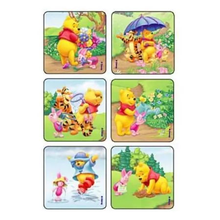 Medibadge - Kids Love Stickers - 2300P - Kids Love Stickers 90 Per Pack Sunny Time Pooh And Pals Sticker 2-1/2 Inch