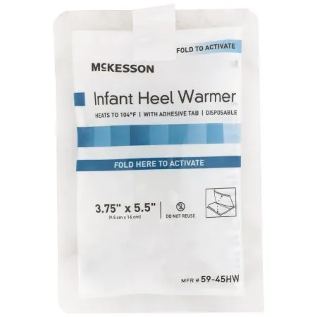 McKesson - 59-45HW - Instant Infant Heel Warmer Heel One Size Fits Most Nylon Cover / Polyethylene Disposable