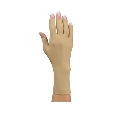 Patterson medical - Rolyan - 92744102 - Compression Gloves Rolyan Open Finger Medium Over-the-Wrist Length Left Hand Lycra / Spandex