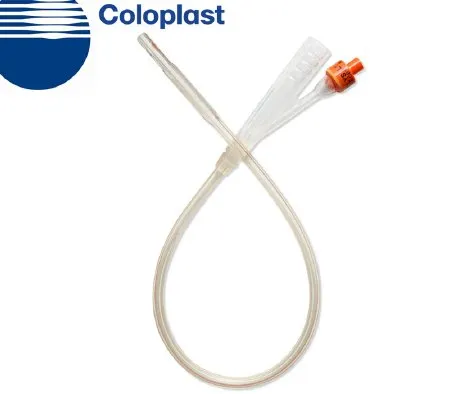 Coloplast - Folysil - Aa6408 - Foley Catheter Folysil 2-Way Open Tip 3 Cc Balloon 8 Fr. Silicone