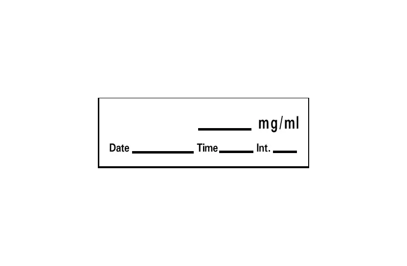 Precision Dynamics - Barkley - LAN-84 - Drug Label Barkley Anesthesia Label _mg/mL Date_Time_Int_ White 1/2 X 1-1/2 Inch
