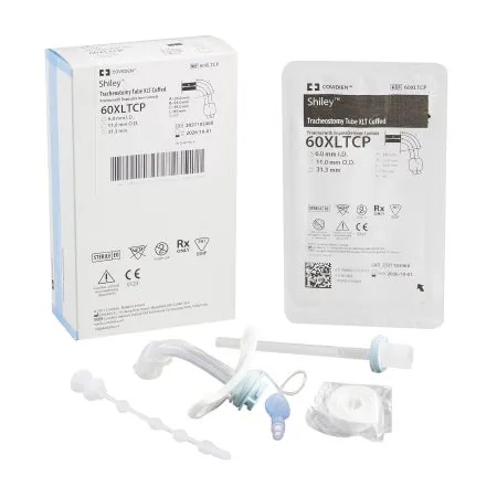 Medtronic - Shiley XLT - 60XLTCP - MITG  Cuffed Tracheostomy Tube  Disposable IC Size 6.0 Adult