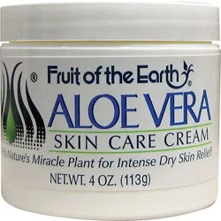 Fruit of The Earth - 07166100104 - Hand and Body Moisturizer Fruit of the Earth 4 oz. Jar Scented Cream