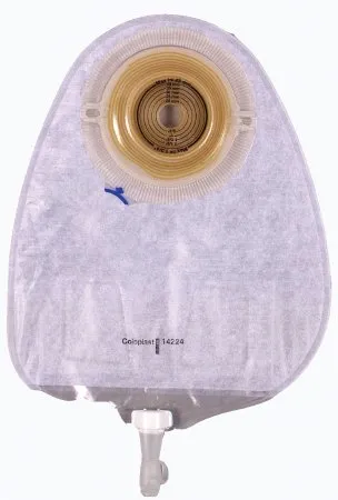 Coloplast - Assura New Generation - 14222 - Urostomy Pouch Assura New Generation One-Piece System 10-3/4 Inch Length Maxi 3/8 to 2-1/4 Inch Stoma Drainable Flat Trim to Fit