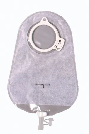 Coloplast - Assura - 1751 -   Two Piece Standard Urostomy Pouch with Anti Reflux Valve and Closure 1/2" 1 1/2" Stoma Opening, 9 1/2" L, 150mL, Transparent, Medium, Secure Locking System, Soft Cloth on Back