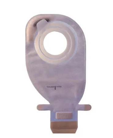 Coloplast - Assura AC EasiClose - 14346 -  Ostomy Pouch  Two Piece System 10 1/4 Inch Length  Midi 1 3/8 Inch Stoma Drainable